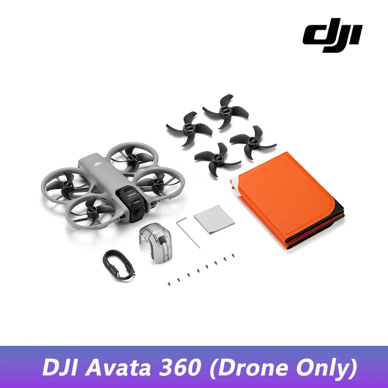 DJI Avata 360 Drone 1-Inch Sensor 8K HDR Panoramic Drone 4K Single Lens Mode 20km Range 4G Enhanced Transmission FPV Quadcopter Avata 360 Brand New