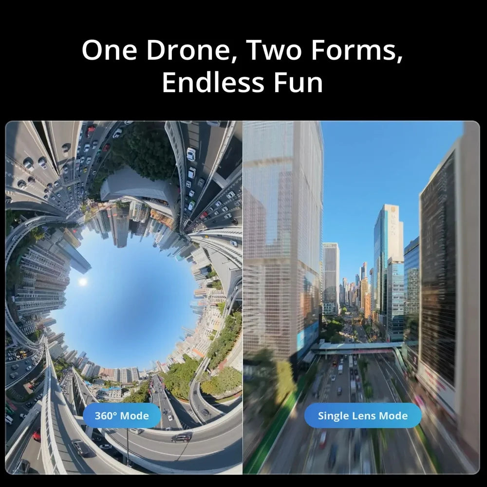 DJI Avata 360 Drone 1-Inch Sensor 8K HDR Panoramic Drone 4K Single Lens Mode 20km Range 4G Enhanced Transmission FPV Quadcopter Avata 360 Brand New