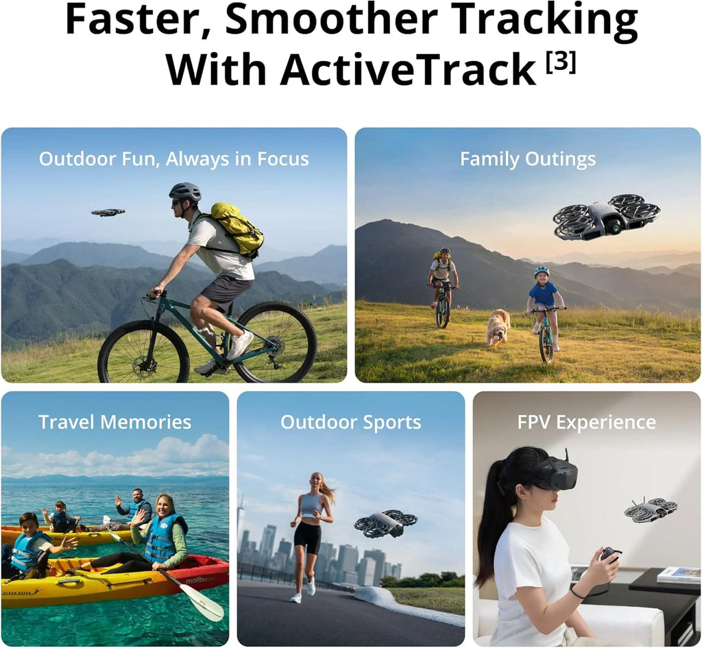 DJI Neo 2 Camera Drone – 4K Video, 151g, ActiveTrack & Obstacle Sensing